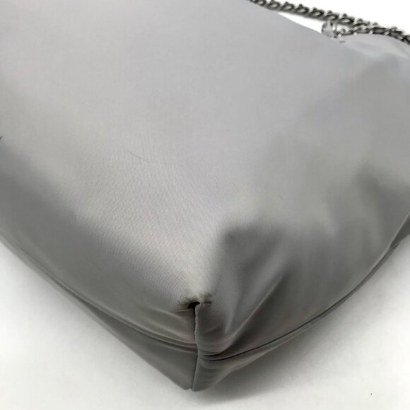 Tory Burch Light Gray Nylon Ella Chain Tote Bag - Picture 8 of 11